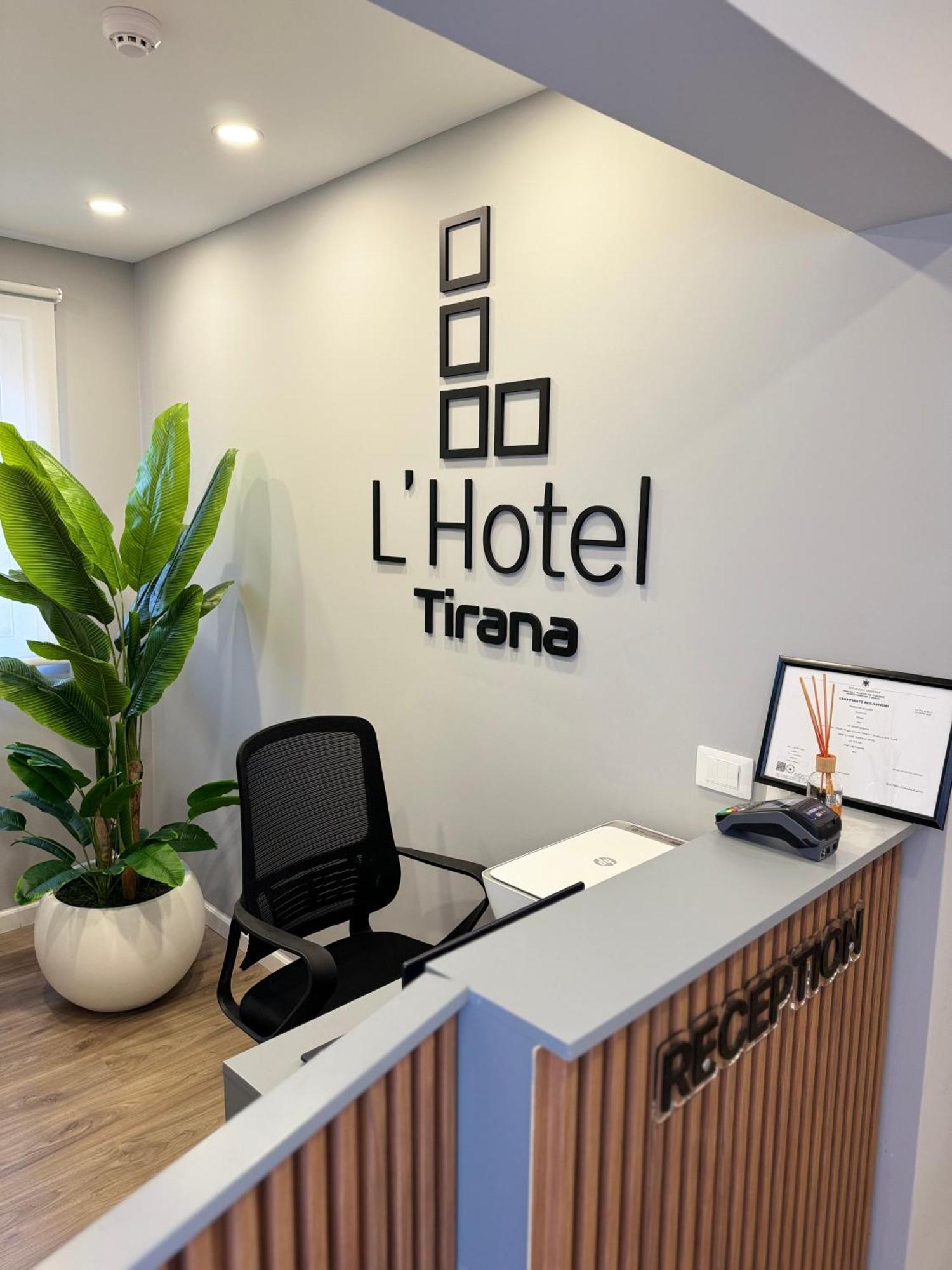 L'Hotel טיראנה מראה חיצוני תמונה